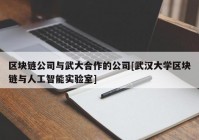 区块链公司与武大合作的公司[武汉大学区块链与人工智能实验室]