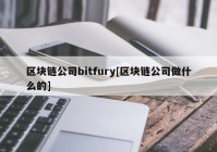 区块链公司bitfury[区块链公司做什么的]